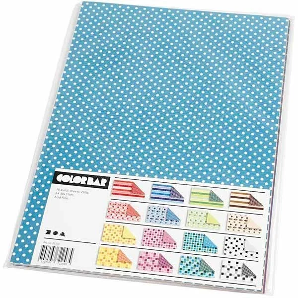 Color Bar Rivekarton, A4, 250 g, 16 ark